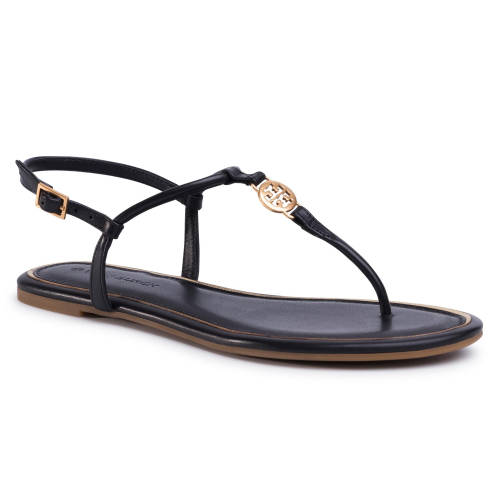 Sandale tory burch - emmy flat sandal 63407 perfect balck 006