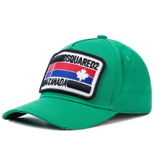 Șapcă dsquared2 - patch cargo baseball caps bcm0247 05c00001 8079 smeraldo