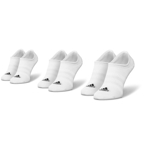 Set 3 perechi de șosete scurte unisex adidas - light nosh 3pp dz9414 white/white/white