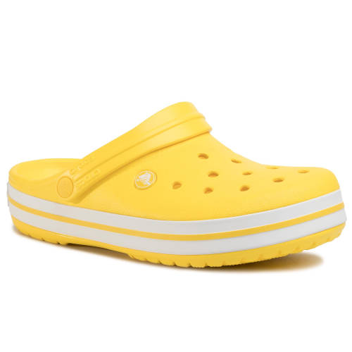 Șlapi crocs - crocband 11016 lemon/white