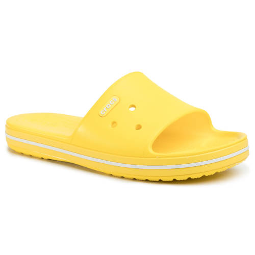 Șlapi crocs - crocband iii slide 205733 lemon/white