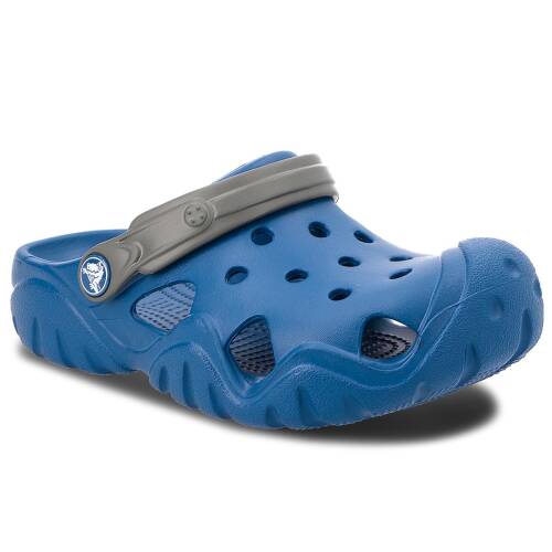 Șlapi crocs - swiftwater clog k 202607 blue jean/slate grey