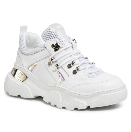 Sneakers baldinini - 098042xgact907ibgkxx bianco/cangiante irid