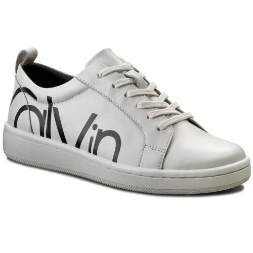 Sneakers calvin klein black label - danya e4835 white/black