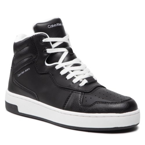 Sneakers calvin klein jeans - basketball cupsole mid yw0yw00505 black bds