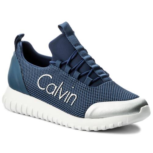 Sneakers calvin klein jeans - ron s0506 steel blue/silver