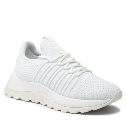 Sneakers calvin klein - knit lace up hw0hw00672 ck white yaf