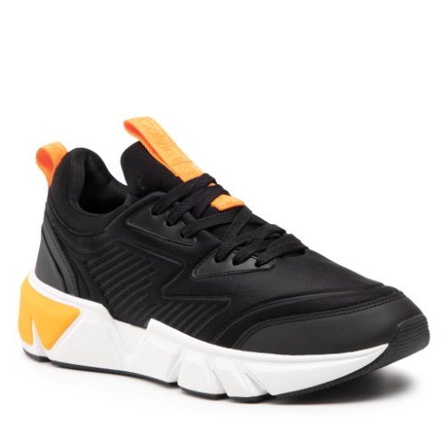 Sneakers calvin klein - low top lace up neo hm0hm00286 black/orange flash 0gx