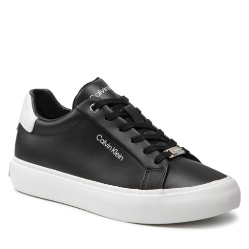 Sneakers calvin klein - vulc lace up hw0hw00839 black/white 0gn