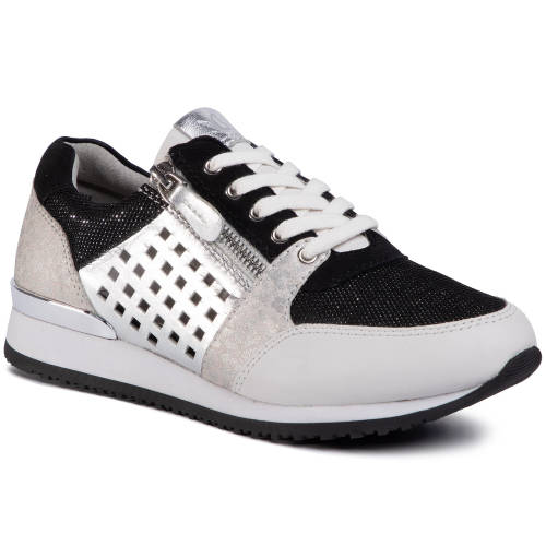 Sneakers caprice - 9-23503-24 black/white 015