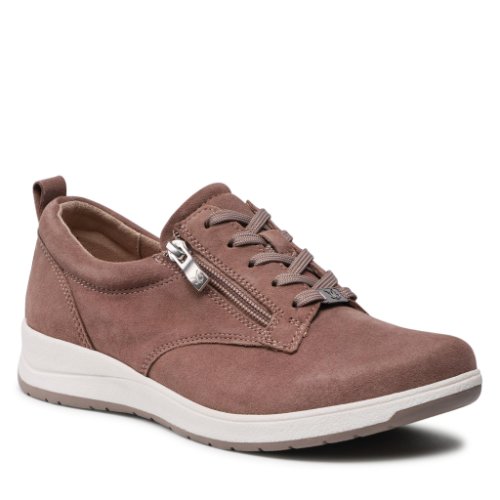 Sneakers caprice - 9-23760-28 taupe suede 343