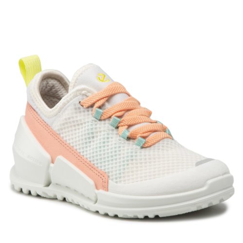 Sneakers ecco - biom k1 71170260382 bright white/transparent/peach nectar/wh