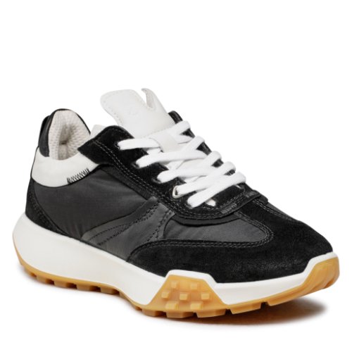 Sneakers ecco - retro sneaker w 21170352307 black/black/black/white