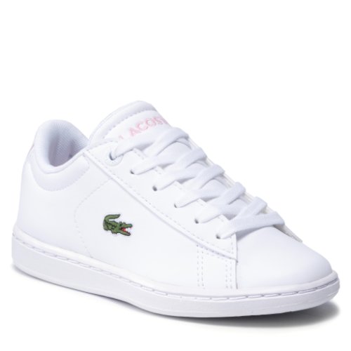 Sneakers lacoste - carnaby evo 0121 1 suc 7-42suc00021y9 wht/lt pnk