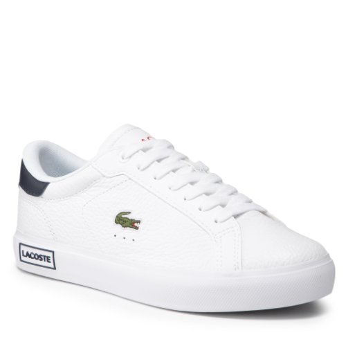 Sneakers lacoste - powercourt 0721 2 sfa 7-41sfa0048407 wht/nvy/red
