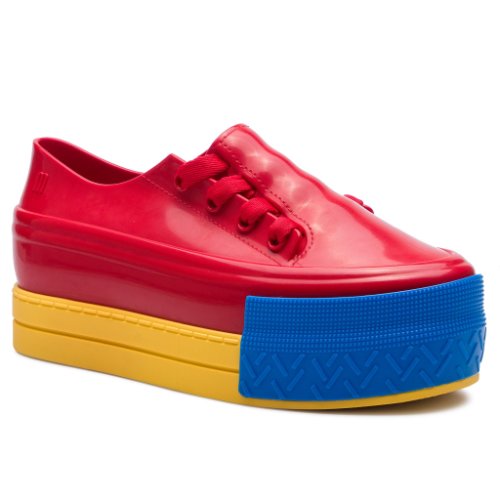 Sneakers melissa - ulitisa sneaker platfor 32556 red/yellow/blue 53497