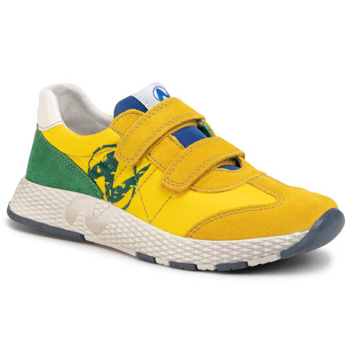 Sneakers naturino - jesko vl. 0012014904.01.1g07 d giallo/azzurro/verde