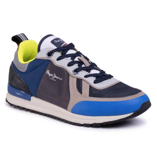 Sneakers pepe jeans - tinker pro sup pms30622 bright blue 545