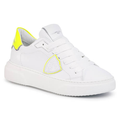 Sneakers philippe model - temple byld fv01 neon blanc jaune