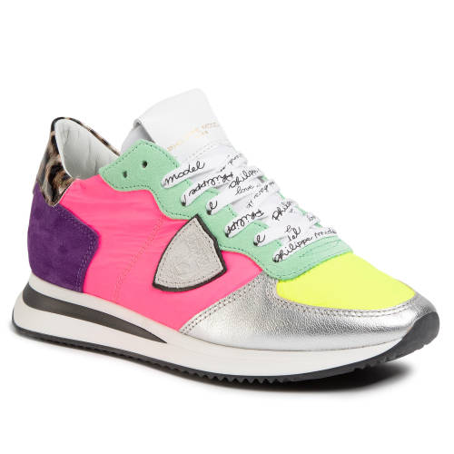 Sneakers Philippe Model - trpx tzld rp09 neon pop fucsia argent