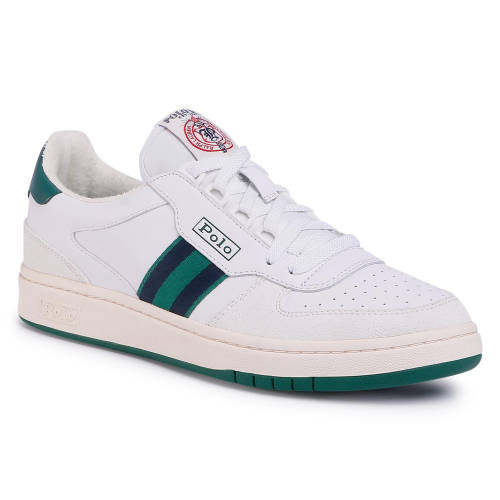 Sneakers polo ralph lauren - court 809784401002 white/kelly green/newport navy