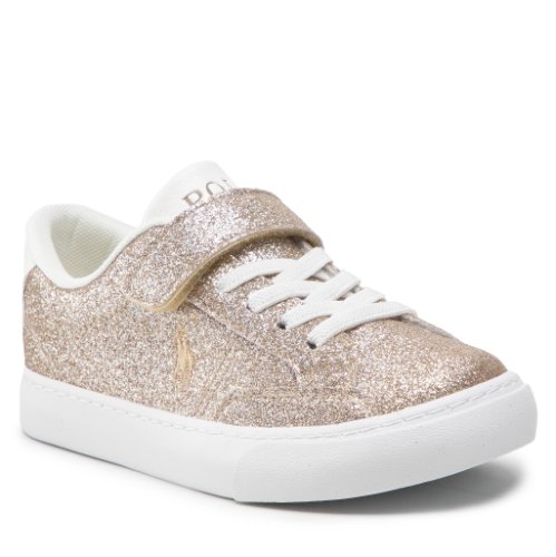 Sneakers polo ralph lauren - theron iv ps rf103376 s gold glitter