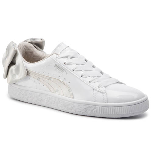 Sneakers Puma - basket bow dots jr 368980 03 Puma white/silver/gray