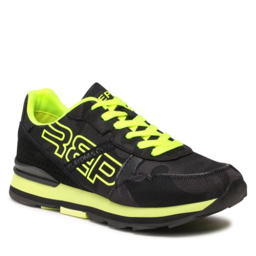 Sneakers replay - arthur camo gms68 000 c0049t dk grey yellow fluo 1776