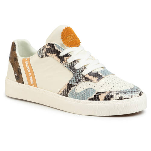 Sneakers scotch & soda - laurite 20731622 cream snake opt. s139
