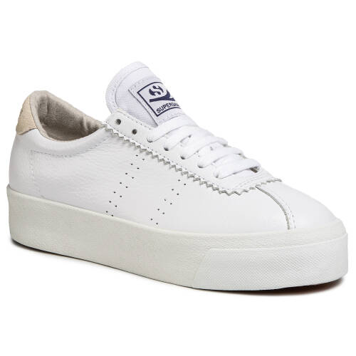 Sneakers superga - 2854 club 3 leasuew s1113fw white/beige/lt sand a0e