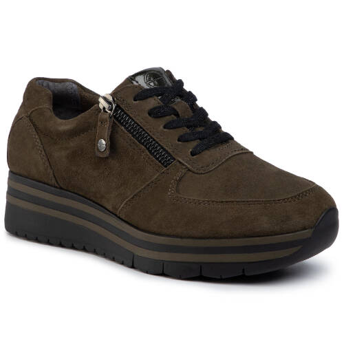 Sneakers tamaris - 1-23740-33 olive suede 744