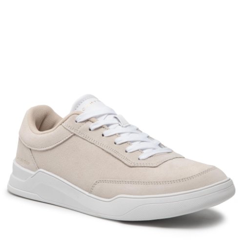 Sneakers tommy hilfiger - elevated cupsole suede fm0fm04020 classic beige aci