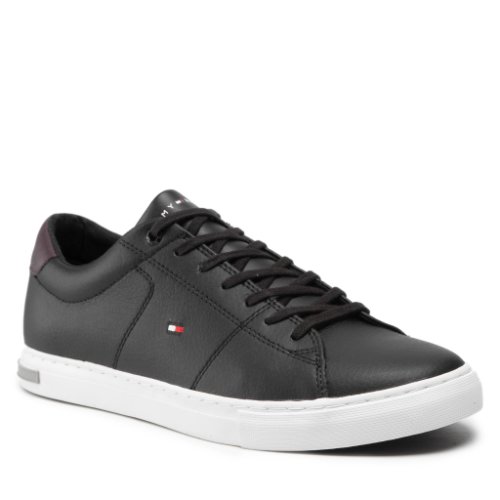 Sneakers tommy hilfiger - essential leather detail vulc fm0fm04047 black bds
