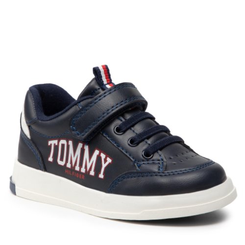 Sneakers tommy hilfiger - low cut lace-up t1b4-32218-1384 m blue/white x007