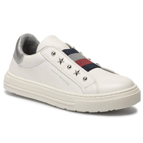 Sneakers Tommy Hilfiger - low cut sneaker t3a4-30435-0709 d white 100