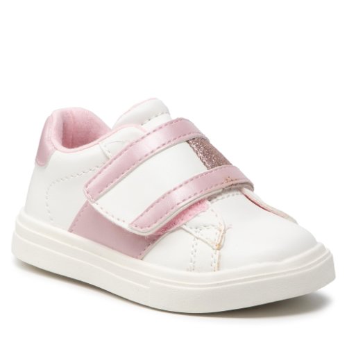 Sneakers tommy hilfiger - low cut velcro sneaker t1a4-32126-1383 m white/pink x134