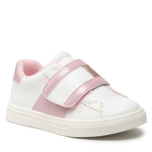 Sneakers tommy hilfiger - low cut velcro sneaker t1a4-32126-1383 s white/pink x134