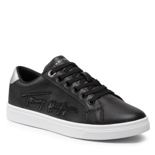 Sneakers tommy hilfiger - th signature essential cupsole fw0fw06132 black bds