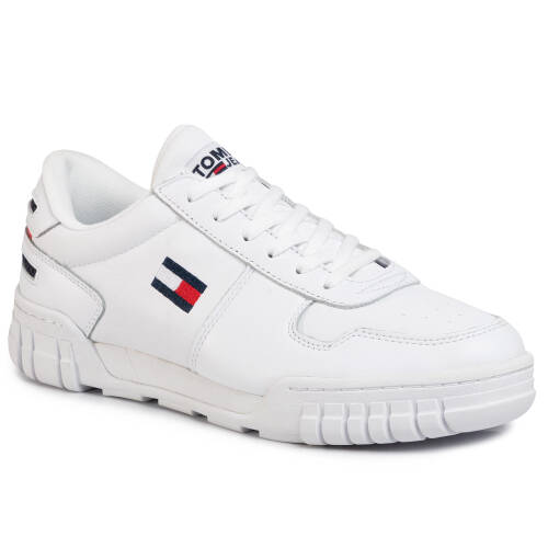 Sneakers tommy jeans - essential retro sneaker em0em00444 white ybs
