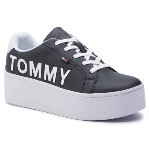 Sneakers tommy jeans - icon flatform sneaker en0en00597 midnight 403
