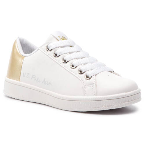 Sneakers u.s. polo assn. - ginevra ecrok4114s9/y1 whi/gold