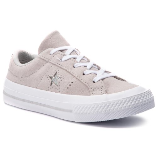 Teniși Converse - one star ox 663589c mouse/mouse/white