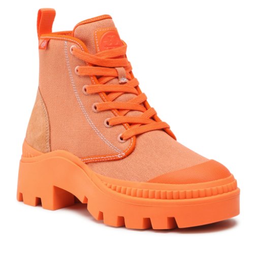 Trappers tory burch - camp sneaker boot 87696 coral/coral 650