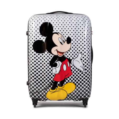 Valiză mare rigidă american tourister - disney legends 64480-7483-1cnu mickey mouse polka dot