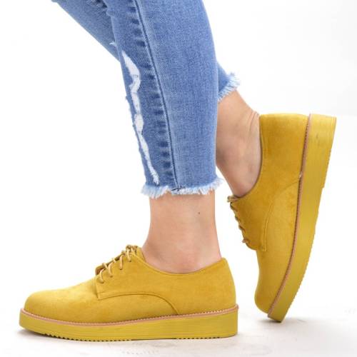 Pantofi casual dama ds3 yellow (106) mei