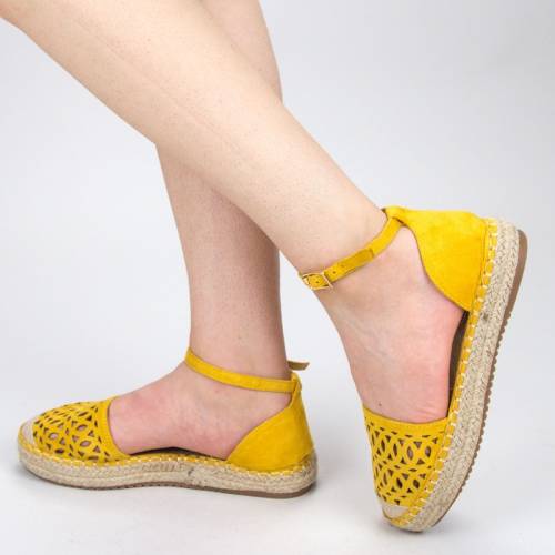 Pantofi casual dama hj9 yellow (068) mei