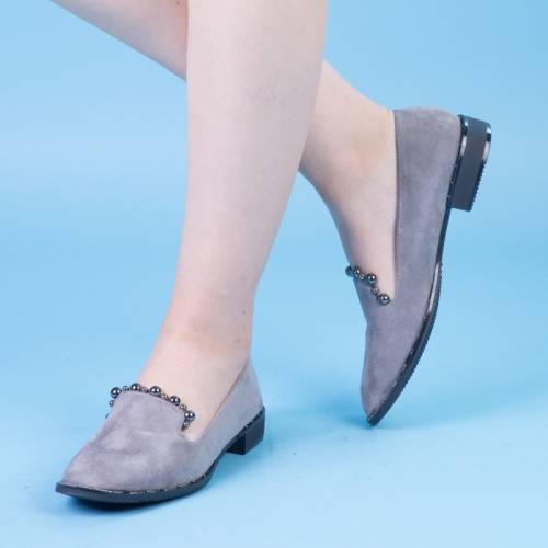 Pantofi casual dama xd101 grey (004) mei