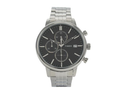 Accesorii barbati 686 43 mm chicago chronograph stainless steel bracelet watch silverblacksilver