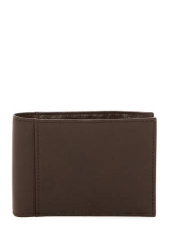 Accesorii barbati bosca small id bifold leather wallet brown