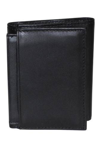 Accesorii barbati dopp three-fold id pull-out leather wallet black